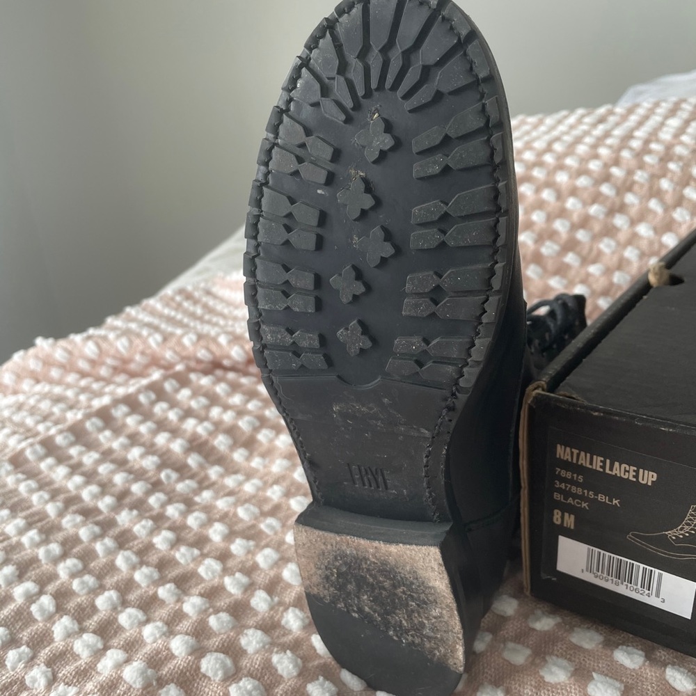 Frye Natalie Lace Up Combat Boot